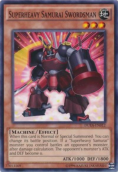 Superheavy Samurai Swordsman - DUEA-EN012 - Common - Unlimited Edition