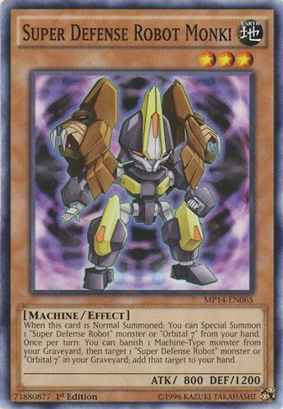 Super Defense Robot Monki - MP14-EN065 - Common - 1st Edition