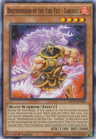 Brotherhood of the Fire Fist - Caribou - MP14-EN080 - Common - 1st Edition