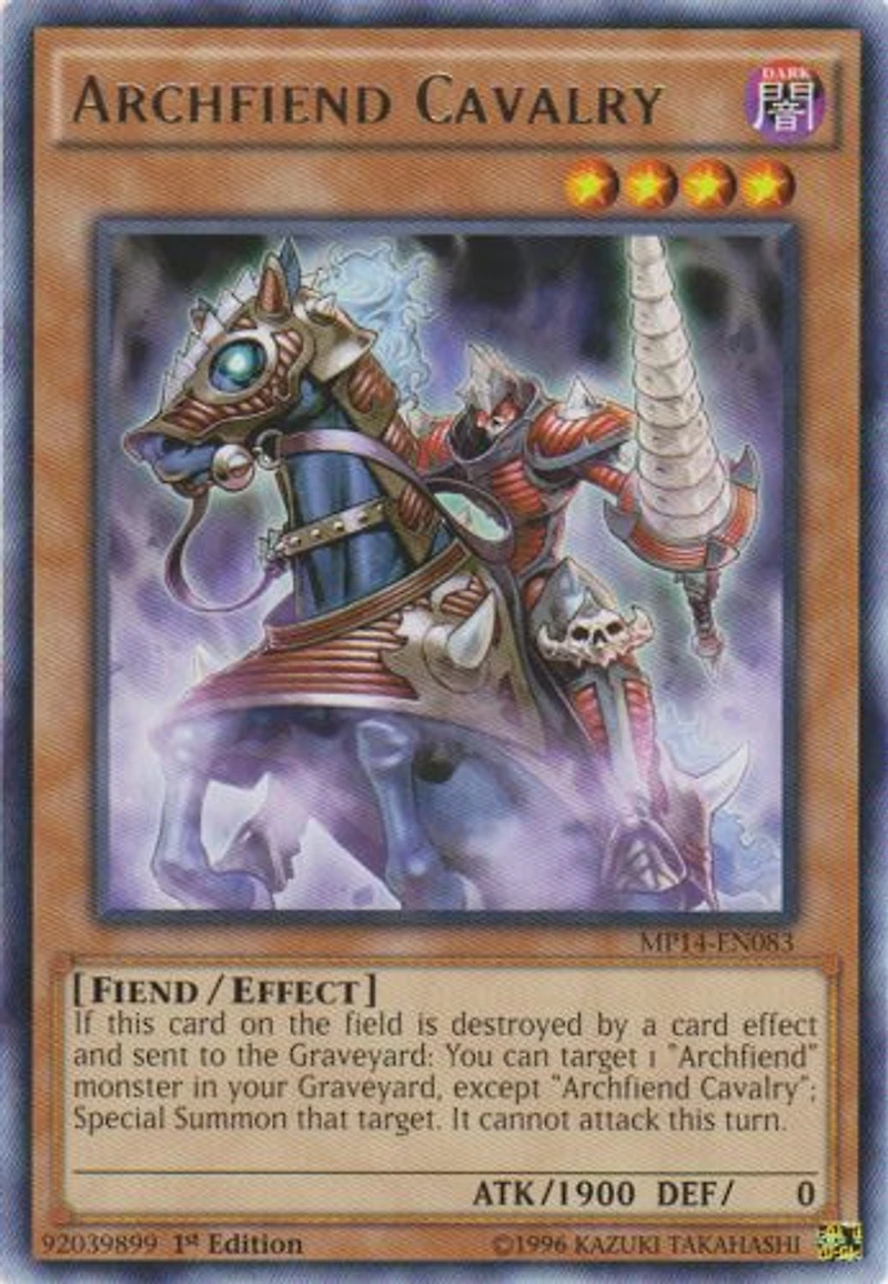 Archfiend Cavalry - MP14-EN083 - Rare - 1st Edition