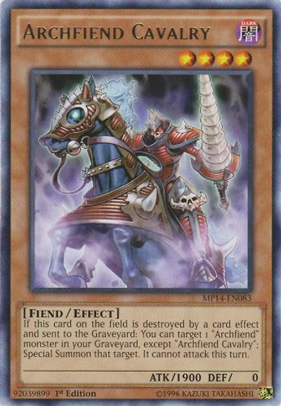 Archfiend Cavalry - MP14-EN083 - Rare - 1st Edition