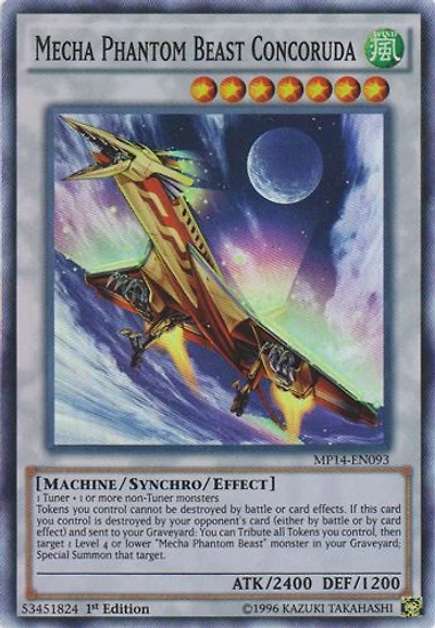 Mecha Phantom Beast Concoruda - MP14-EN093 - Super Rare - 1st Edition