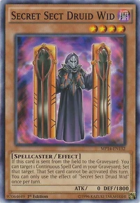 Secret Sect Druid Wid - MP14-EN132 - Common - 1st Edition