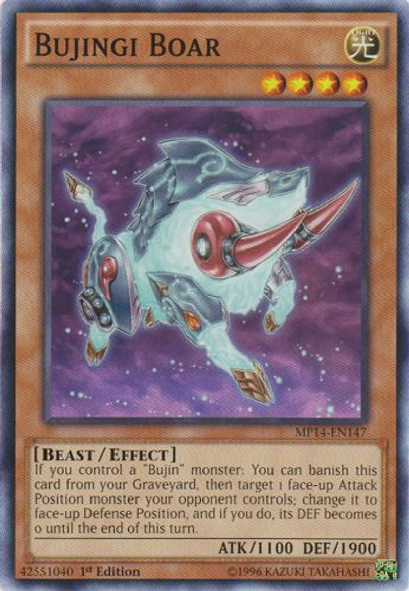 Bujingi Boar - MP14-EN147 - Common - 1st Edition