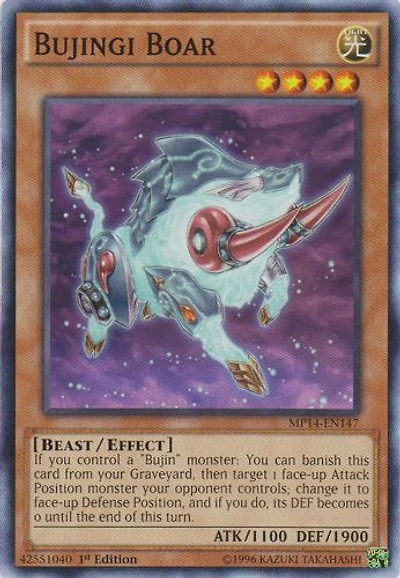 Bujingi Boar - MP14-EN147 - Common - 1st Edition