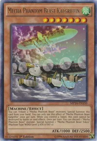 Mecha Phantom Beast Kalgriffin - MP14-EN150 - Rare - 1st Edition