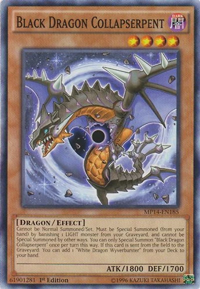 Black Dragon Collapserpent - MP14-EN185 - Common - 1st Edition