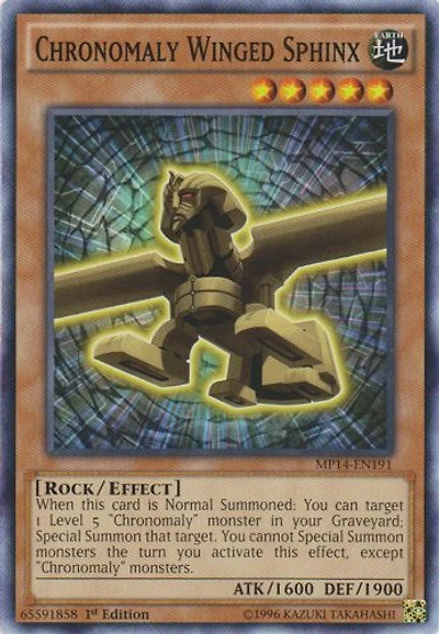 Chronomaly Winged Sphinx - MP14-EN191 - Common - 1st Edition