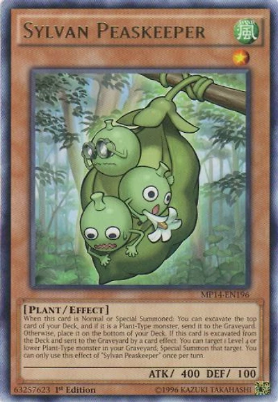 Sylvan Peaskeeper - MP14-EN196 - Rare - 1st Edition