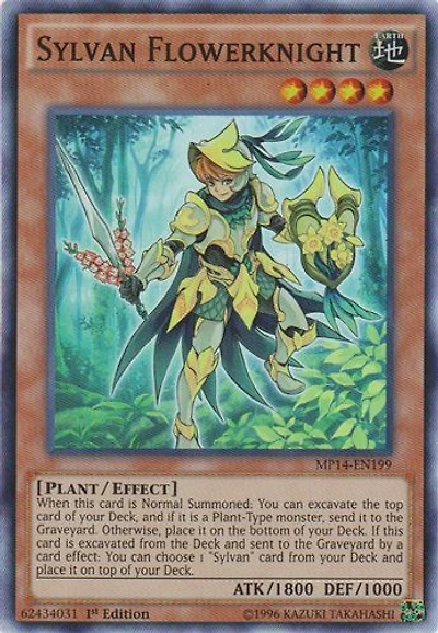 Sylvan Flowerknight - MP14-EN199 - Super Rare - 1st Edition