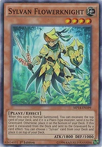 Sylvan Flowerknight - MP14-EN199 - Super Rare - 1st Edition