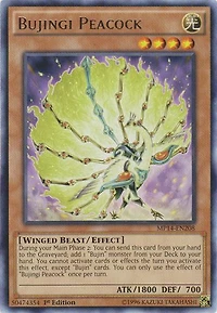 Bujingi Peacock - MP14-EN208 - Rare - 1st Edition