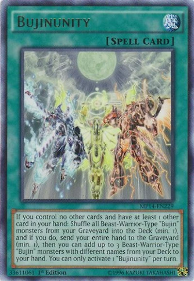 Bujinunity - MP14-EN229 - Rare - 1st Edition