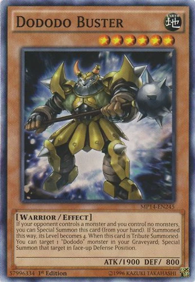 Dododo Buster - MP14-EN245 - Common - 1st Edition