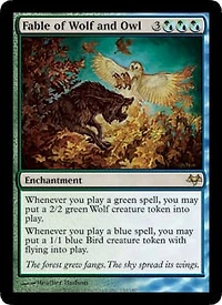 Fable of Wolf and Owl