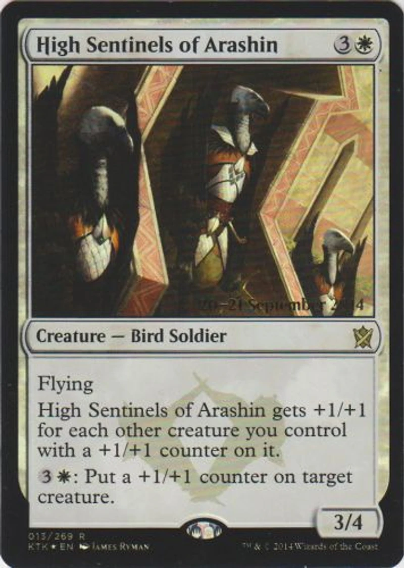 High Sentinels of Arashin - Foil - Prerelease Promo