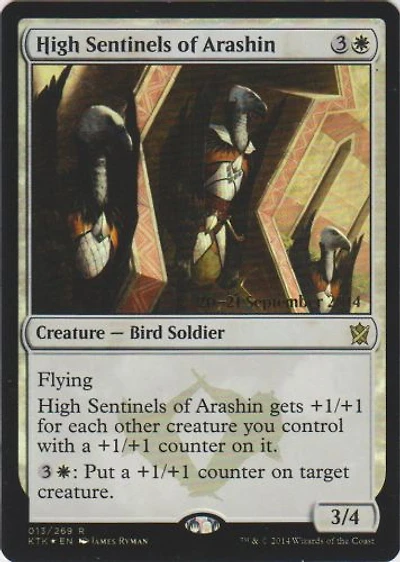 High Sentinels of Arashin - Foil - Prerelease Promo