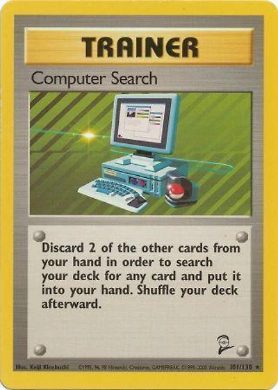 Computer Search - 101/130 - Rare - Unlimited Edition