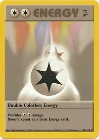 Double Colorless Energy - 124/130 Uncommon Unlimited Edition