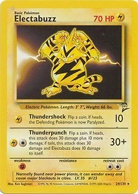 Electabuzz - 24/130 - Rare - Unlimited Edition