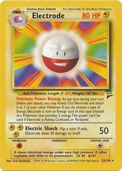 Electrode - 25/130 Rare Unlimited Edition