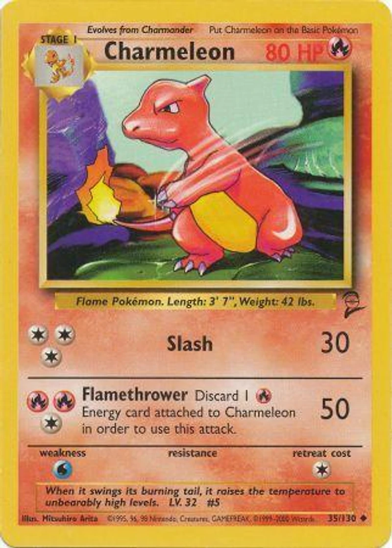 Charmeleon - 35/130 Uncommon Unlimited Edition