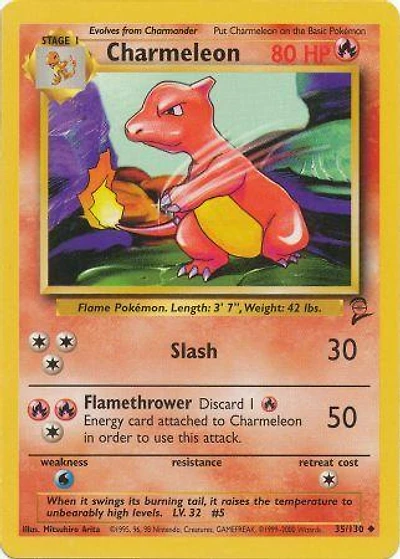 Charmeleon - 35/130 Uncommon Unlimited Edition