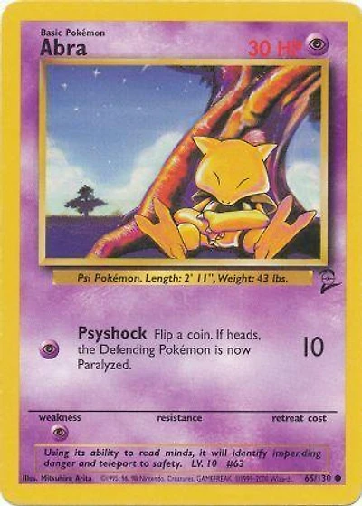 Abra - 65/130 Common Unlimited Edition