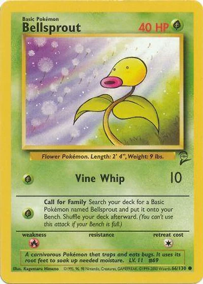 Bellsprout - 66/130 Common Unlimited Edition
