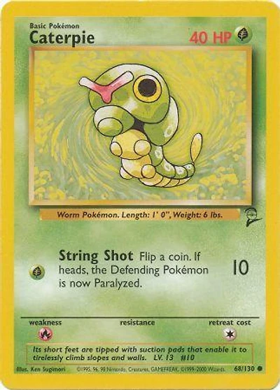 Caterpie - 68/130 Common Unlimited Edition