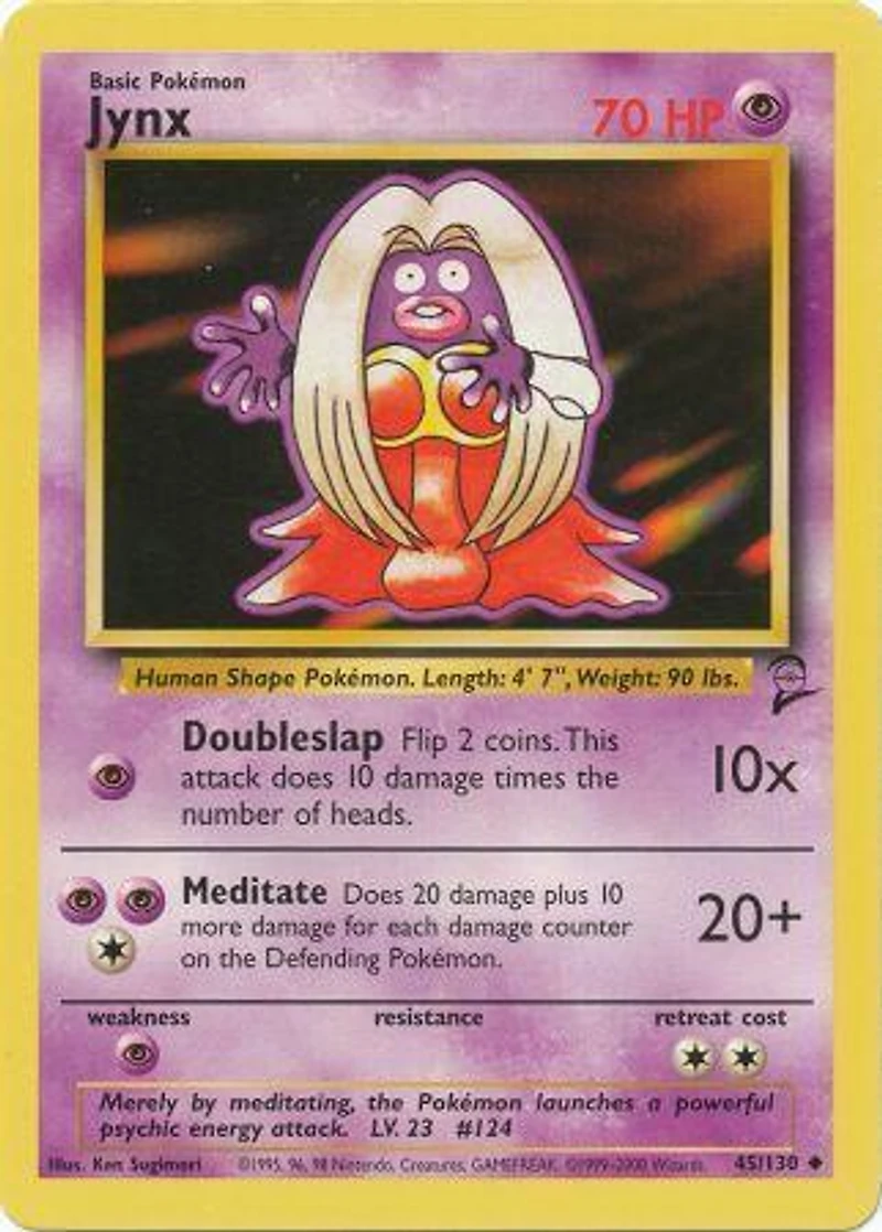 Jynx - 45/130 Uncommon Unlimited Edition