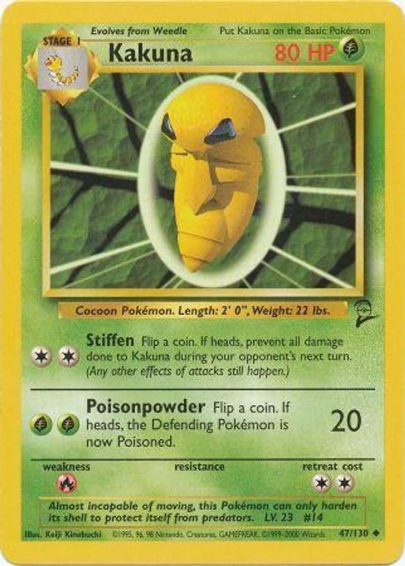 Kakuna - 47/130 Uncommon Unlimited Edition
