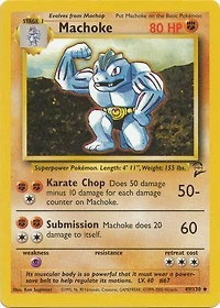 Machoke - 49/130 Uncommon Unlimited Edition