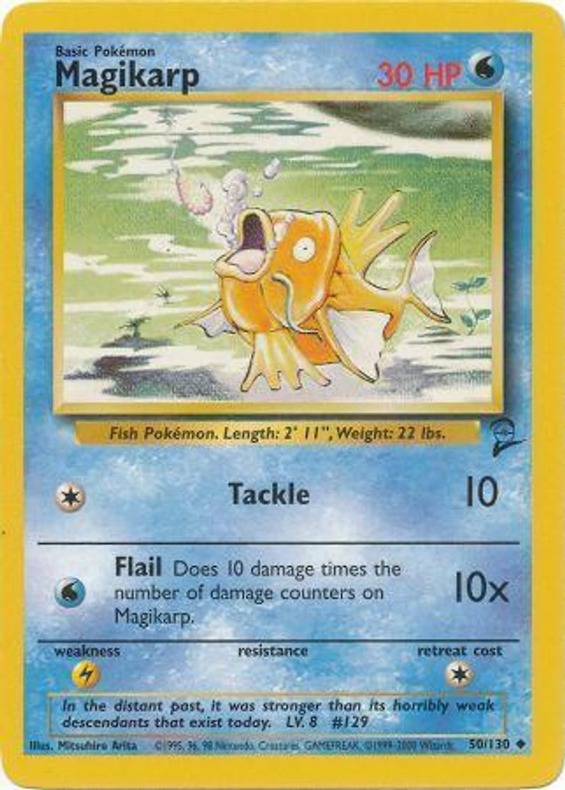 Magikarp - 50/130 Uncommon Unlimited Edition