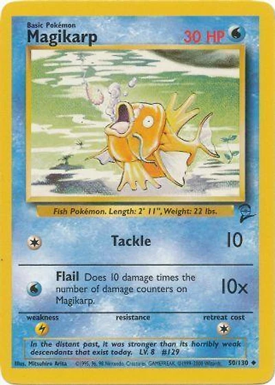 Magikarp - 50/130 Uncommon Unlimited Edition