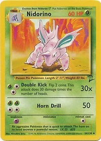 Nidorino - 54/130 Uncommon Unlimited Edition