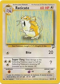 Raticate - 58/130 - Uncommon - Unlimited Edition
