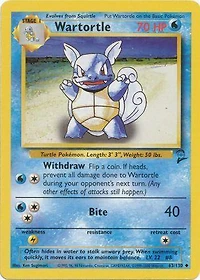 Wartortle - 63/130 Uncommon Unlimited Edition