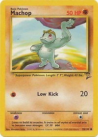 Machop - 78/130 Common Unlimited Edition