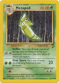 Metapod - 81/130 Common Unlimited Edition