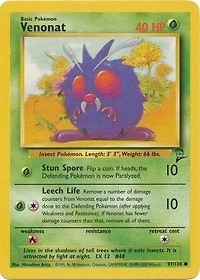 Venonat - 97/130 Common Unlimited Edition