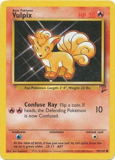 Vulpix - 99/130 Common Unlimited Edition