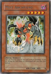 Mist Archfiend - TU02-EN009 Rare Unlimited Edition