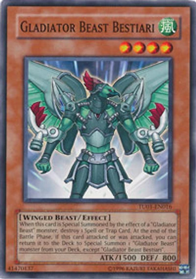 Gladiator Beast Bestiari - TU01-EN016 - Common - Unlimited Edition