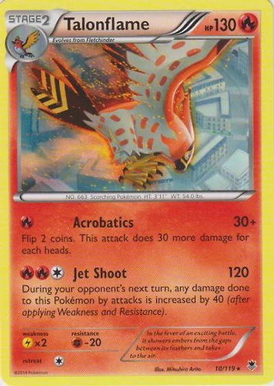 Talonflame - 10/119 - Rare