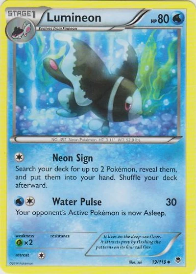 Lumineon - 19/119 - Uncommon