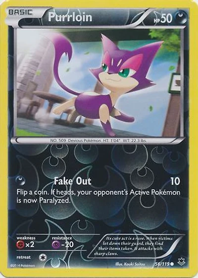 Purrloin - 56/119 - Common - Reverse Holo