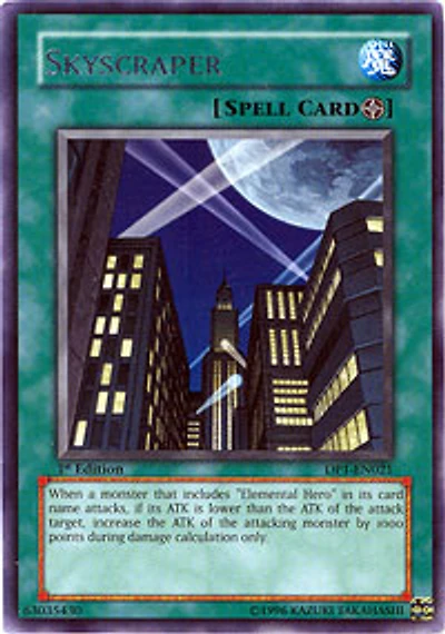 Skyscraper - DP1-EN021 - Rare - 1st Edition