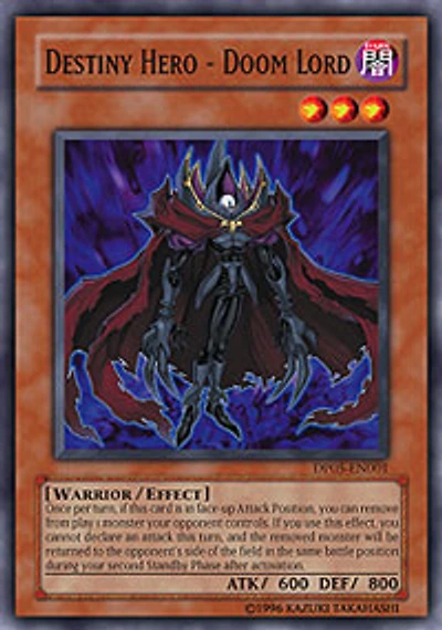 Destiny Hero - Doom Lord - DP05-EN001 - Common - 1st Edition