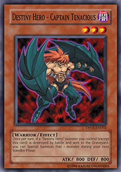 Destiny Hero - Captain Tenacious - DP05-EN002 - Common - 1st Edition